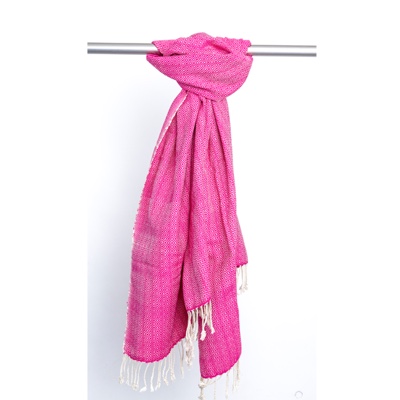 Bright Pink Blanket Scarf