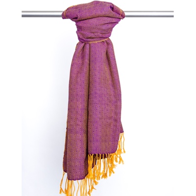 Magenta & Gold Scarf