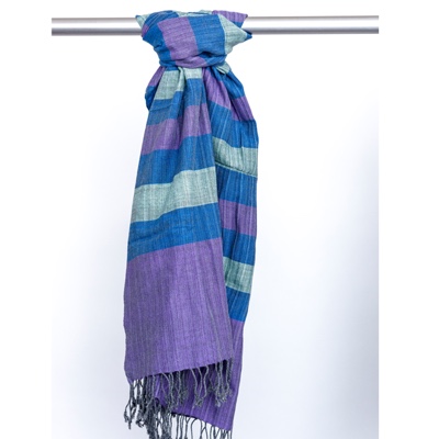 Spring/summer scarf- Purple band